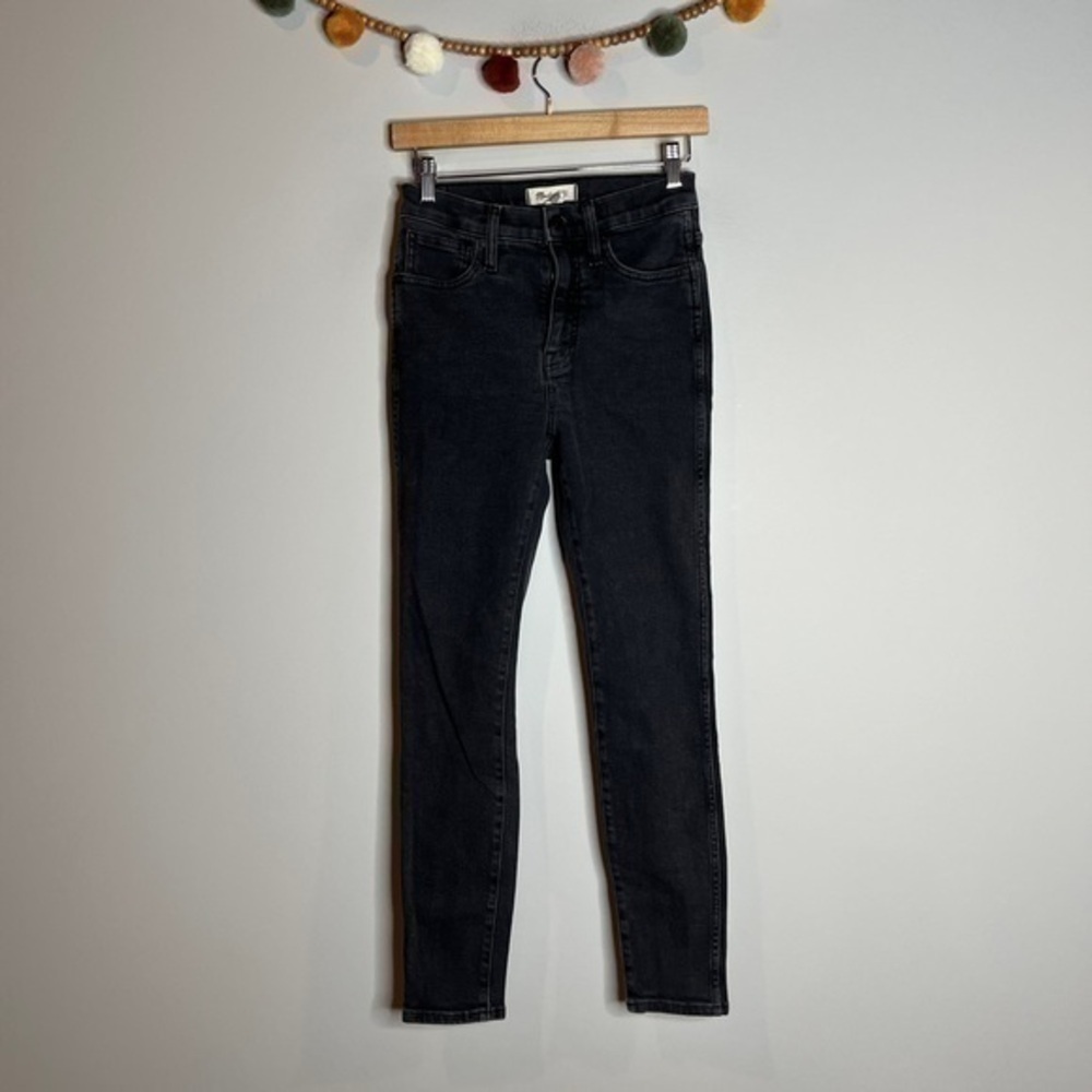 Madewell 10” High Rise Skinny jeans black